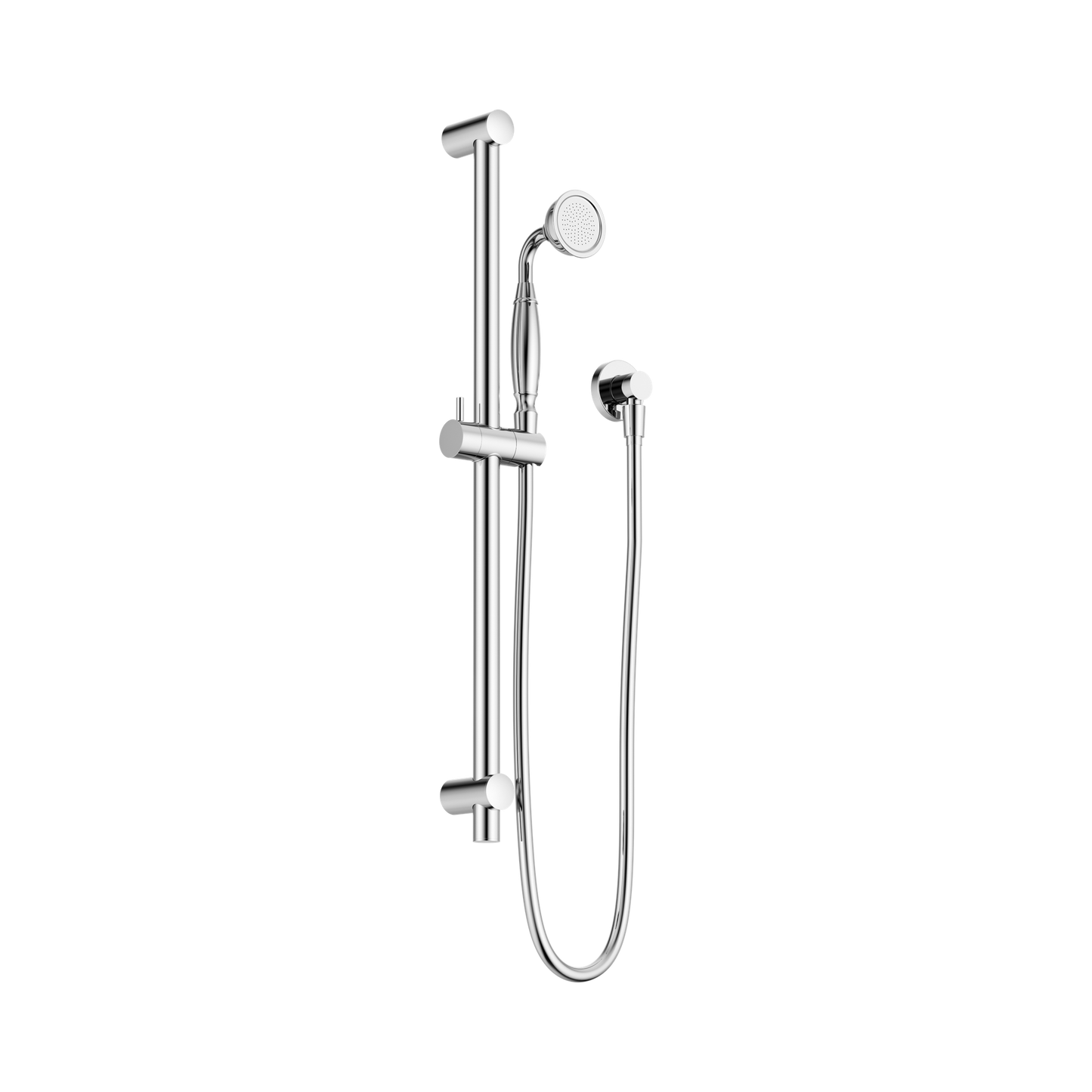 York Shower Rail With Metal Hand Shower
