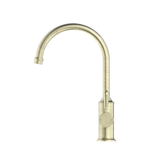 Nero York Gooseneck Kitchen Mixer