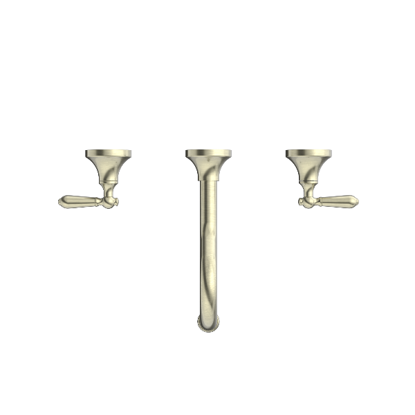 Nero York Wall Basin Set With Metal Lever Aged  NR692107a02AB