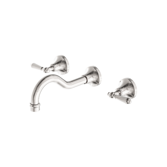 Nero York Wall Basin Set With Metal Lever  NR692107a02BN