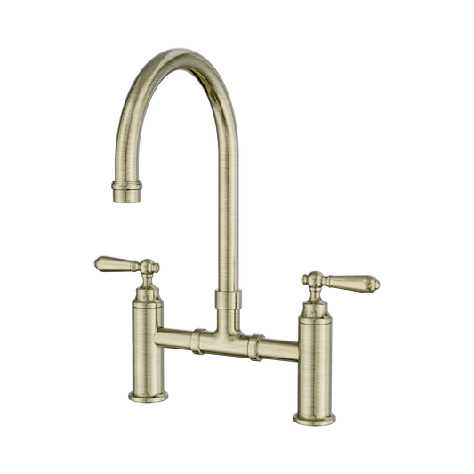 York Bridge Kitchen Set Aged Brass