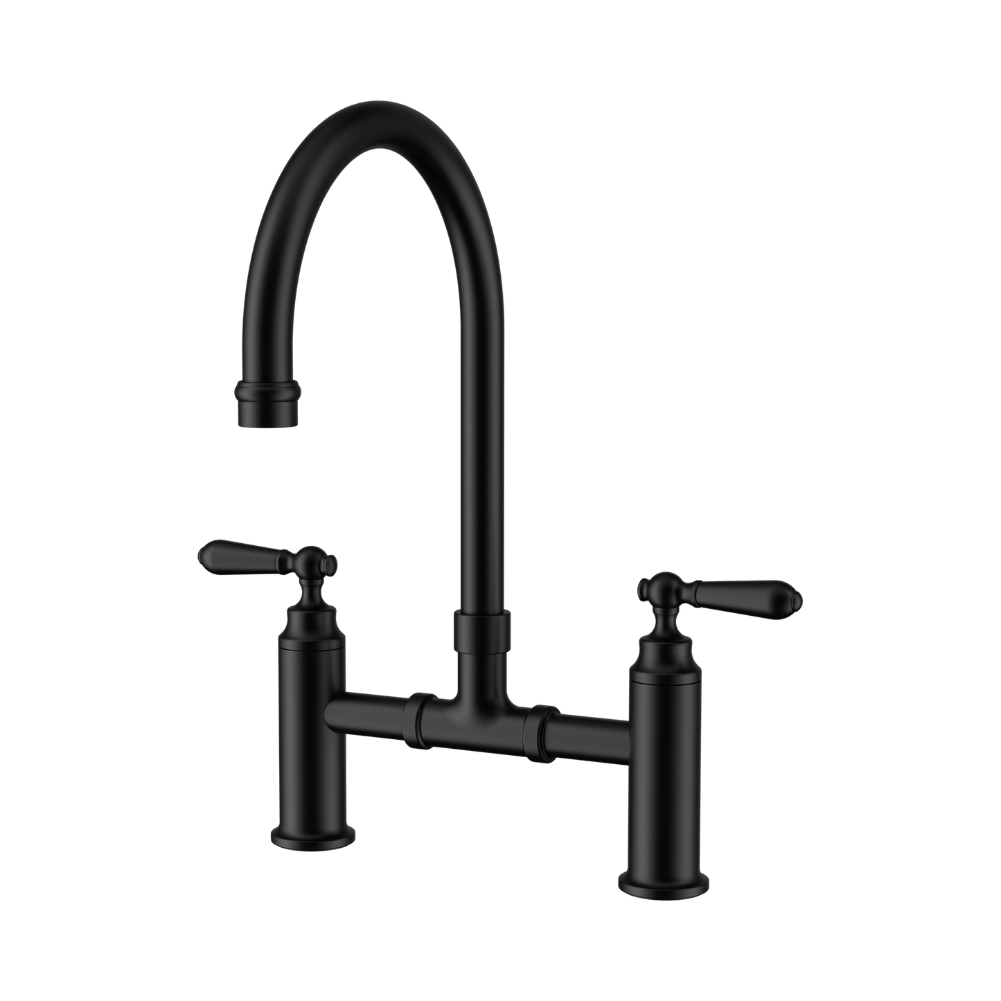 York Bridge Kitchen Set Matte Black