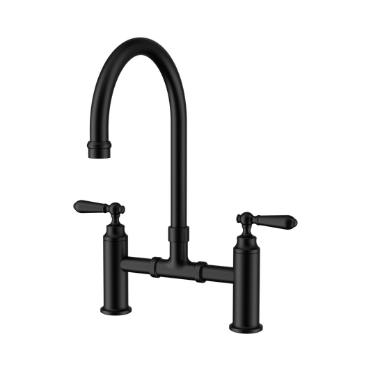 York Bridge Kitchen Set Matte Black