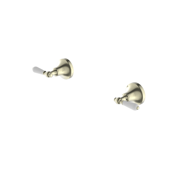 Nero York Wall Top Assemblies With  Porcelain Lever Aged  NR692109b01AB