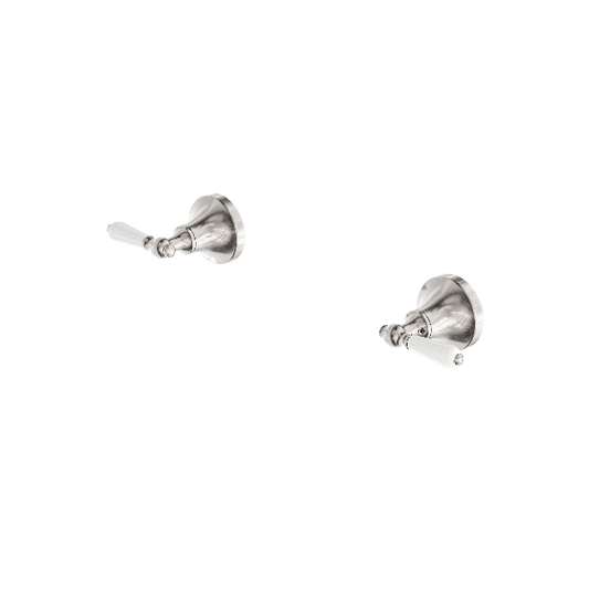 Nero York Wall Top Assemblies With  Porcelain Lever  NR692109b01BN