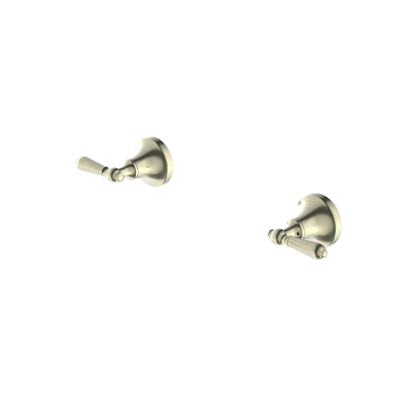 Nero York Wall Top Assemblies With Metal Lever Aged  NR692109b02AB