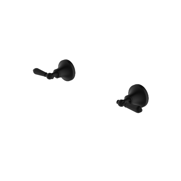 Nero York Wall Top Assemblies With Metal Lever  NR692109b02MB