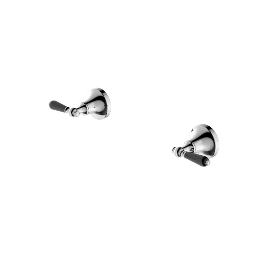 Nero York Wall Top Assemblies With  Porcelain Lever  NR692109b03CH