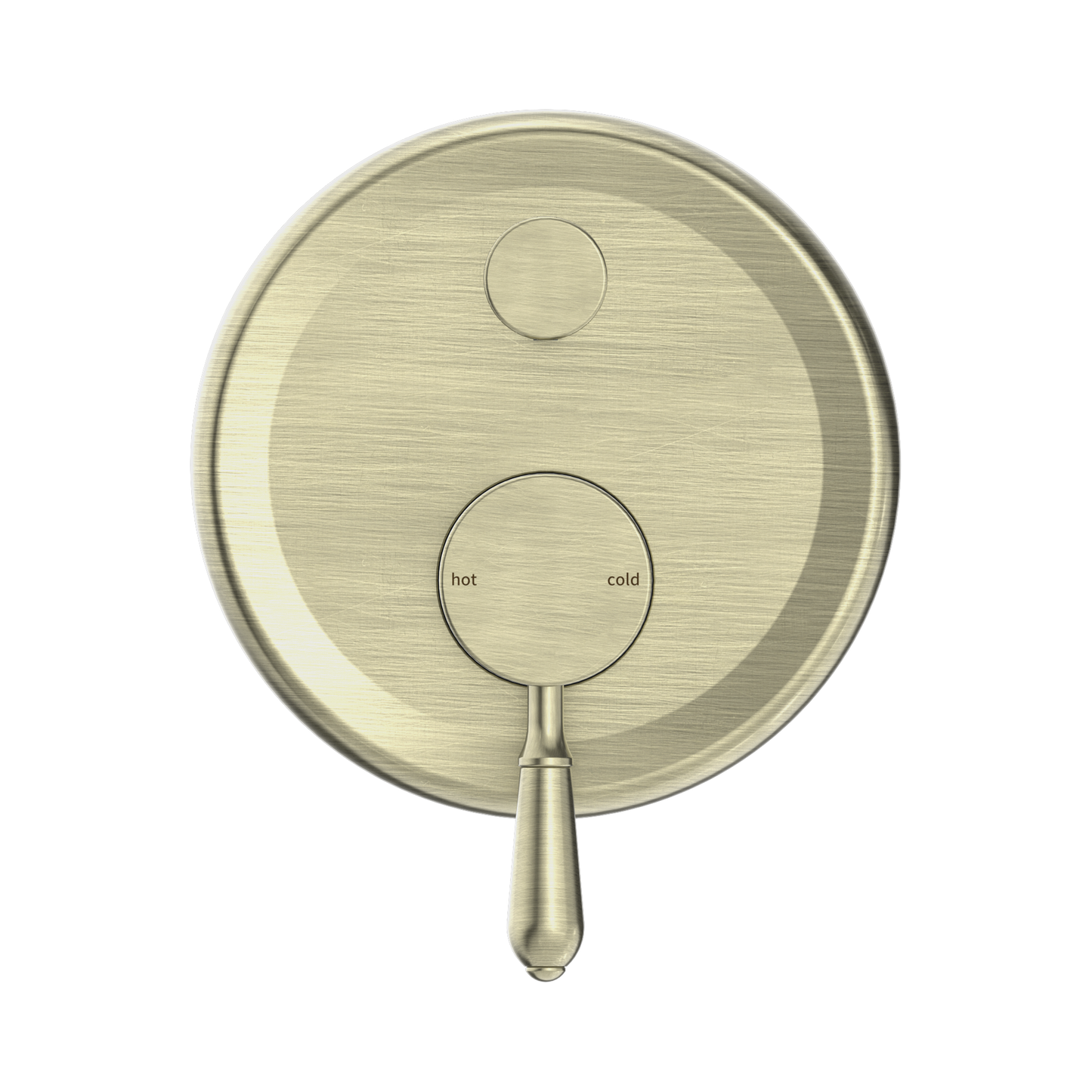 York Shower Mixer With Diverter With Metal Lever Aged Brass