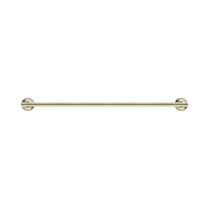 York Single Towel Rail 600mm Aged Brass