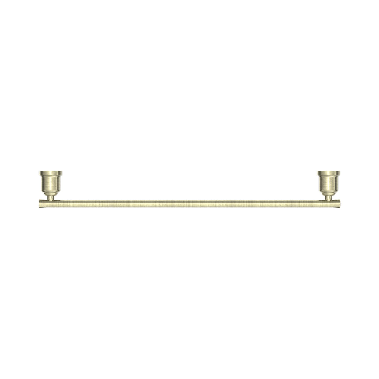 York Single Towel Rail 600mm Aged Brass
