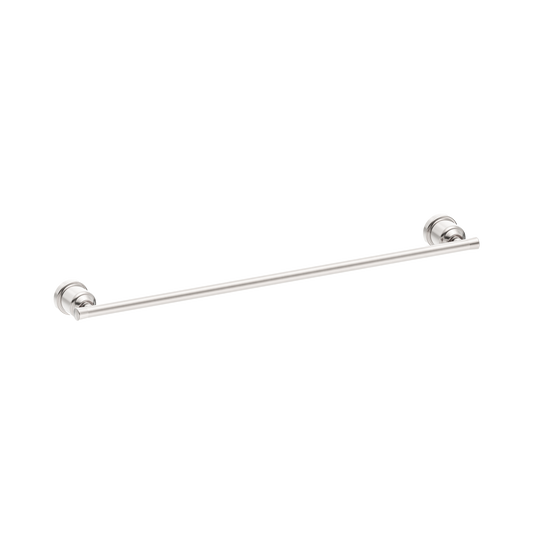 York Single Towel Rail 600mm Brushed Nickel