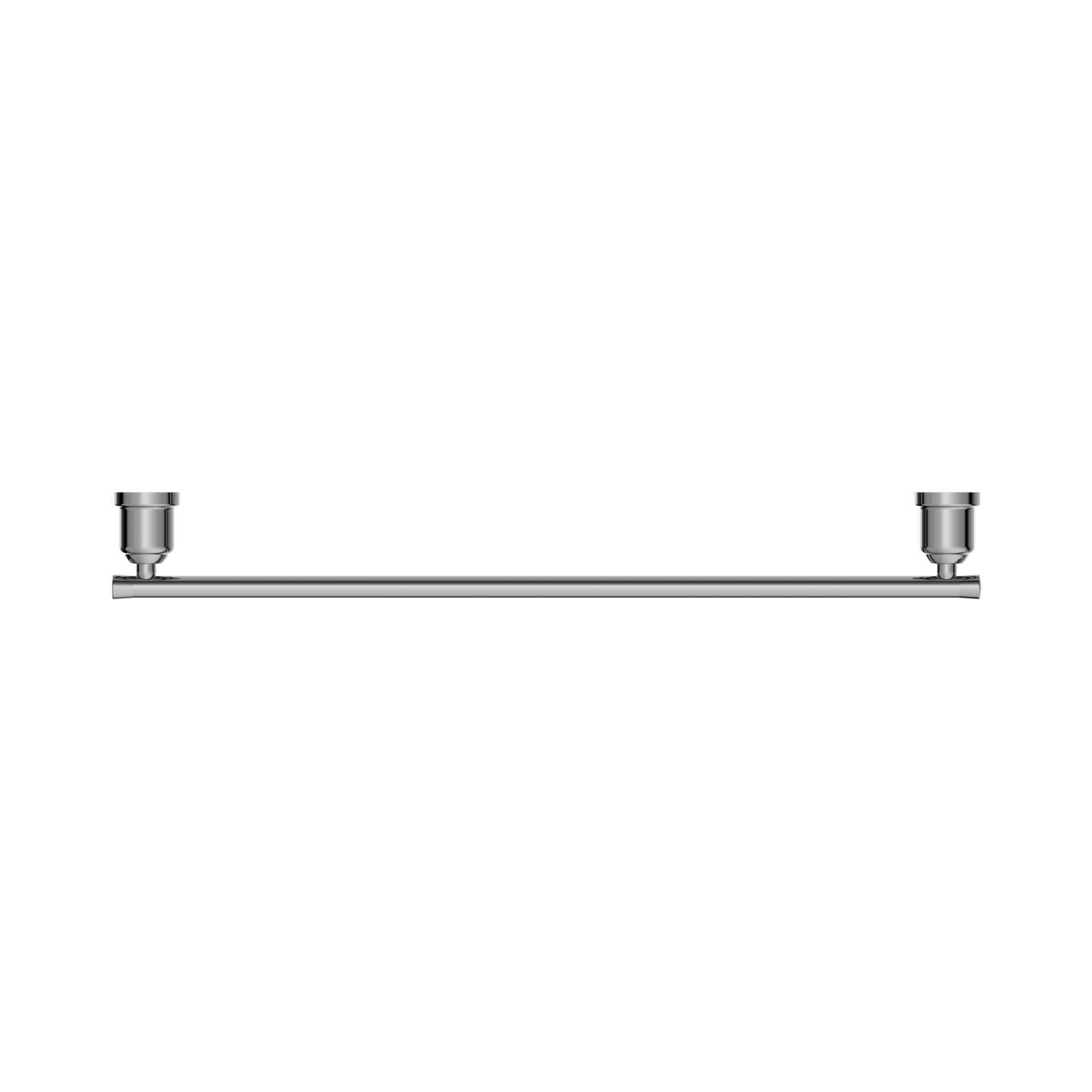 York Single Towel Rail 600mm Chrome