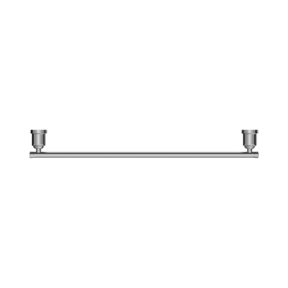 York Single Towel Rail 600mm Chrome