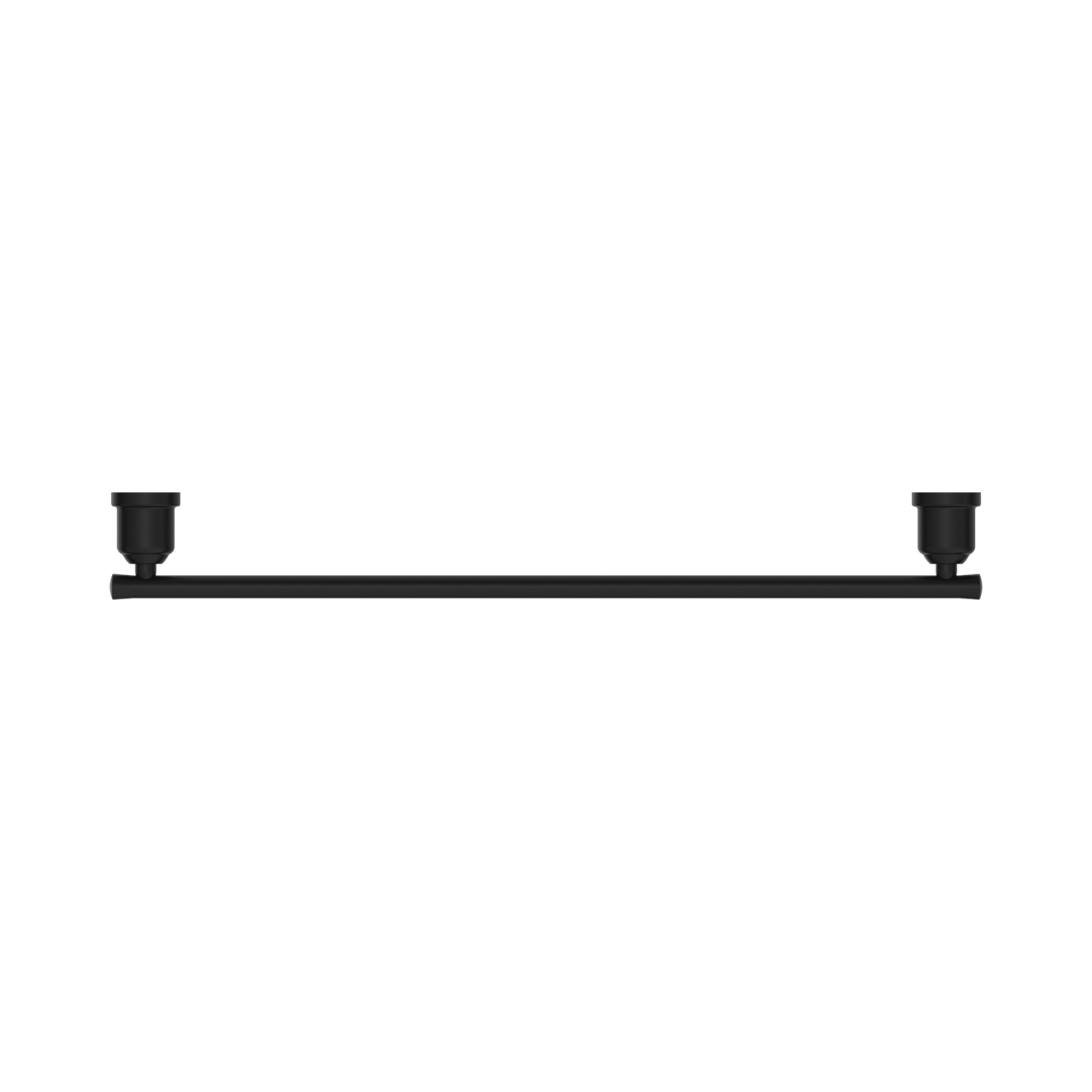 York Single Towel Rail 600mm Matte Black