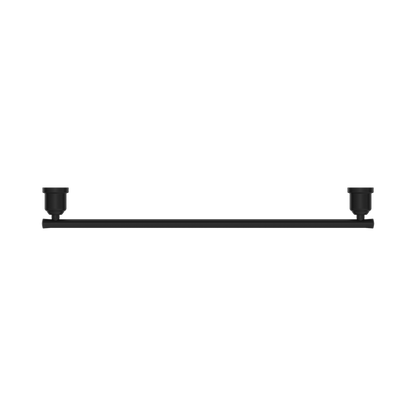 York Single Towel Rail 600mm Matte Black