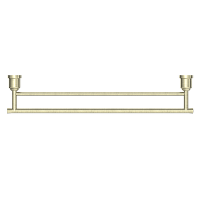Nero York Double Towel Rail 600mm