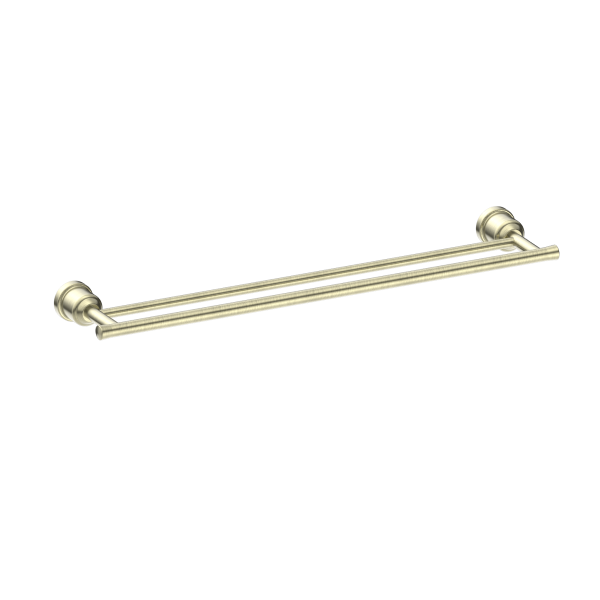 Nero York Double Towel Rail 600mm
