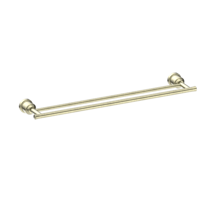 Nero York Double Towel Rail 600mm