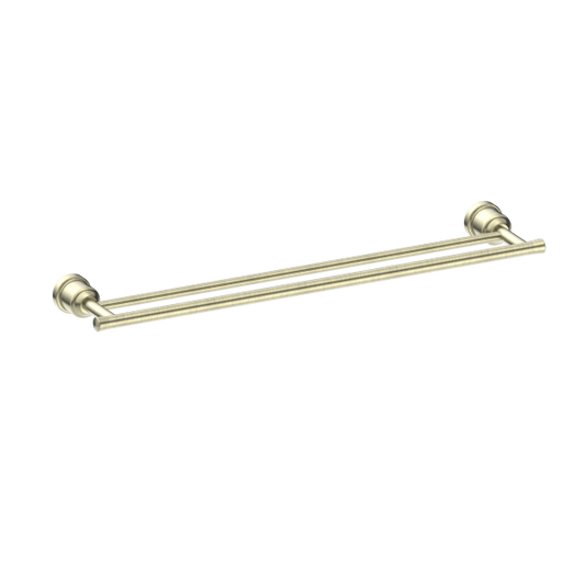 Nero York Double Towel Rail 600mm
