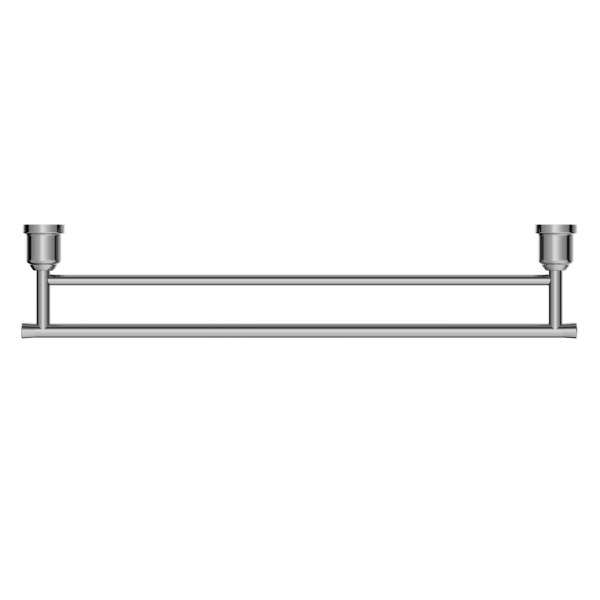 Nero York Double Towel Rail 600mm