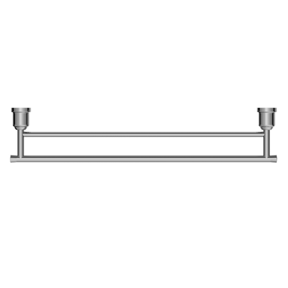 Nero York Double Towel Rail 600mm