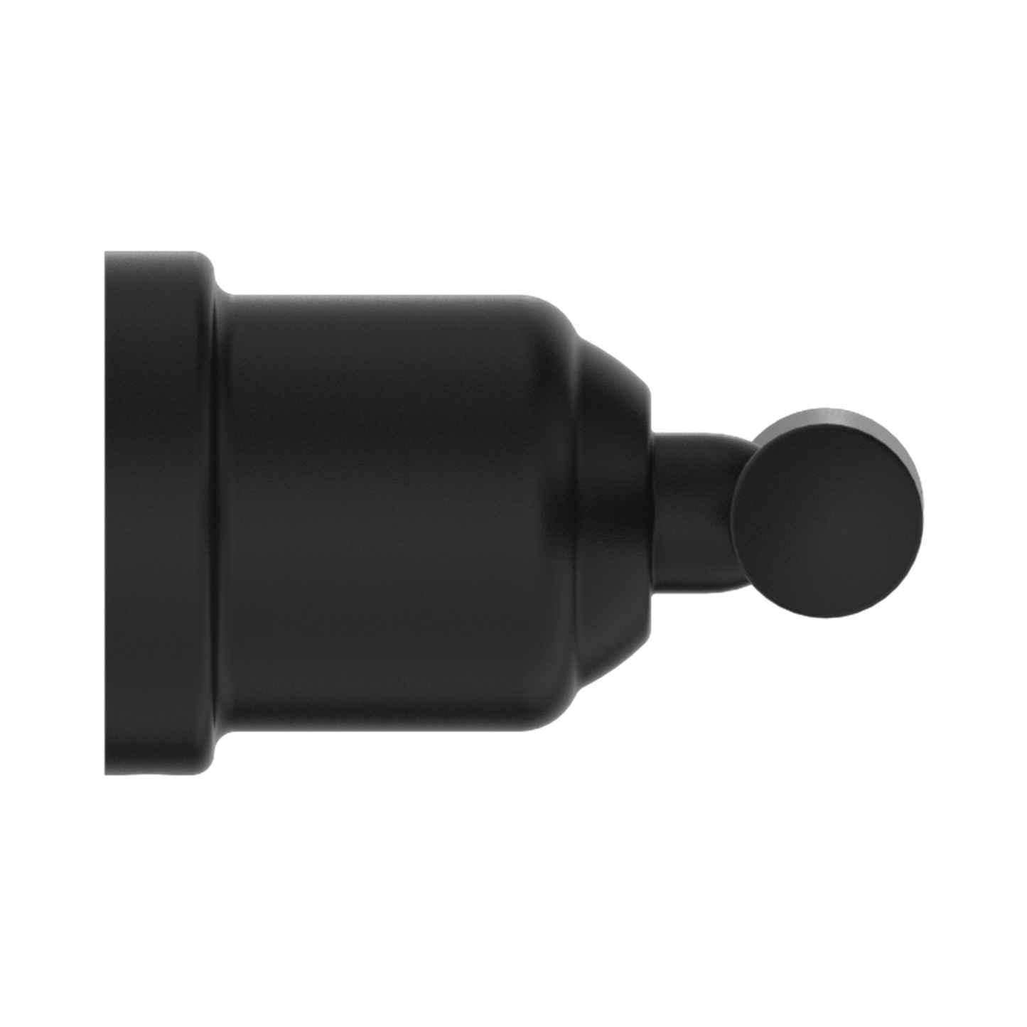 York Robe Hook Matte Black