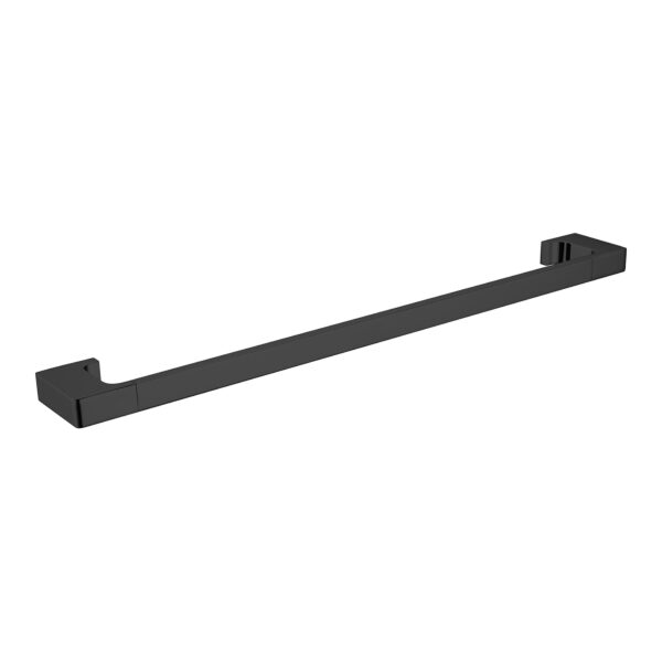 Nero Pearl 600mm Single Towel Rail
