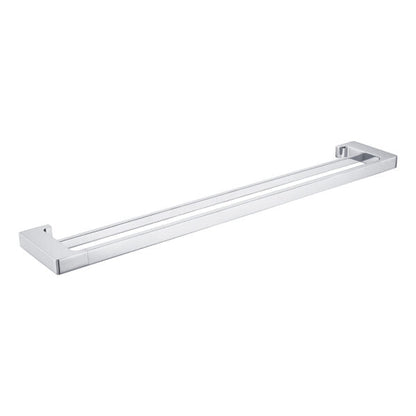 Nero Pearl 800mm Double Towel Rail