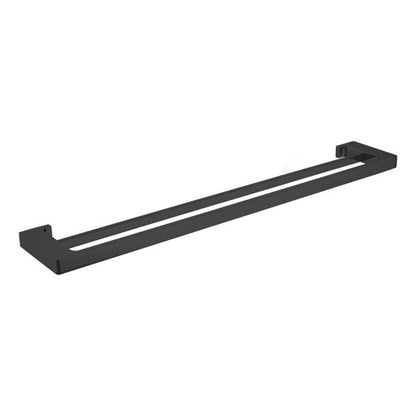 Nero Pearl 800mm Single Towel Rail
