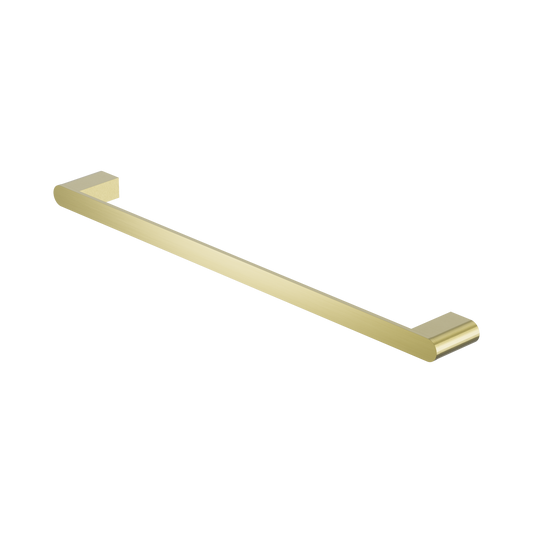 Bianca Single Towel Rail 600mm Brushed Gold