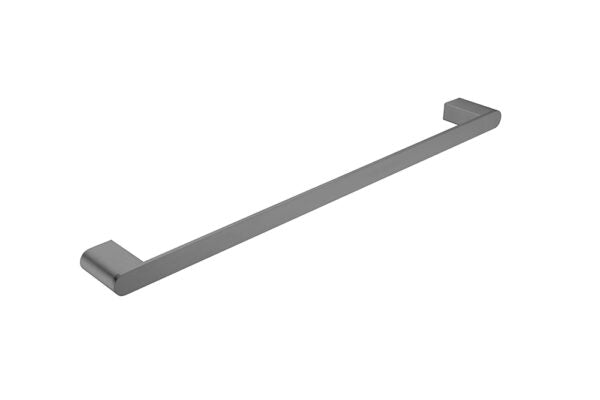 Nero Bianca Single Towel Rail 600mm  Grey / NR9024GM