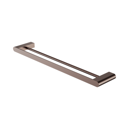 Bianca Double Towel Rail 600mm Brushed Bronze