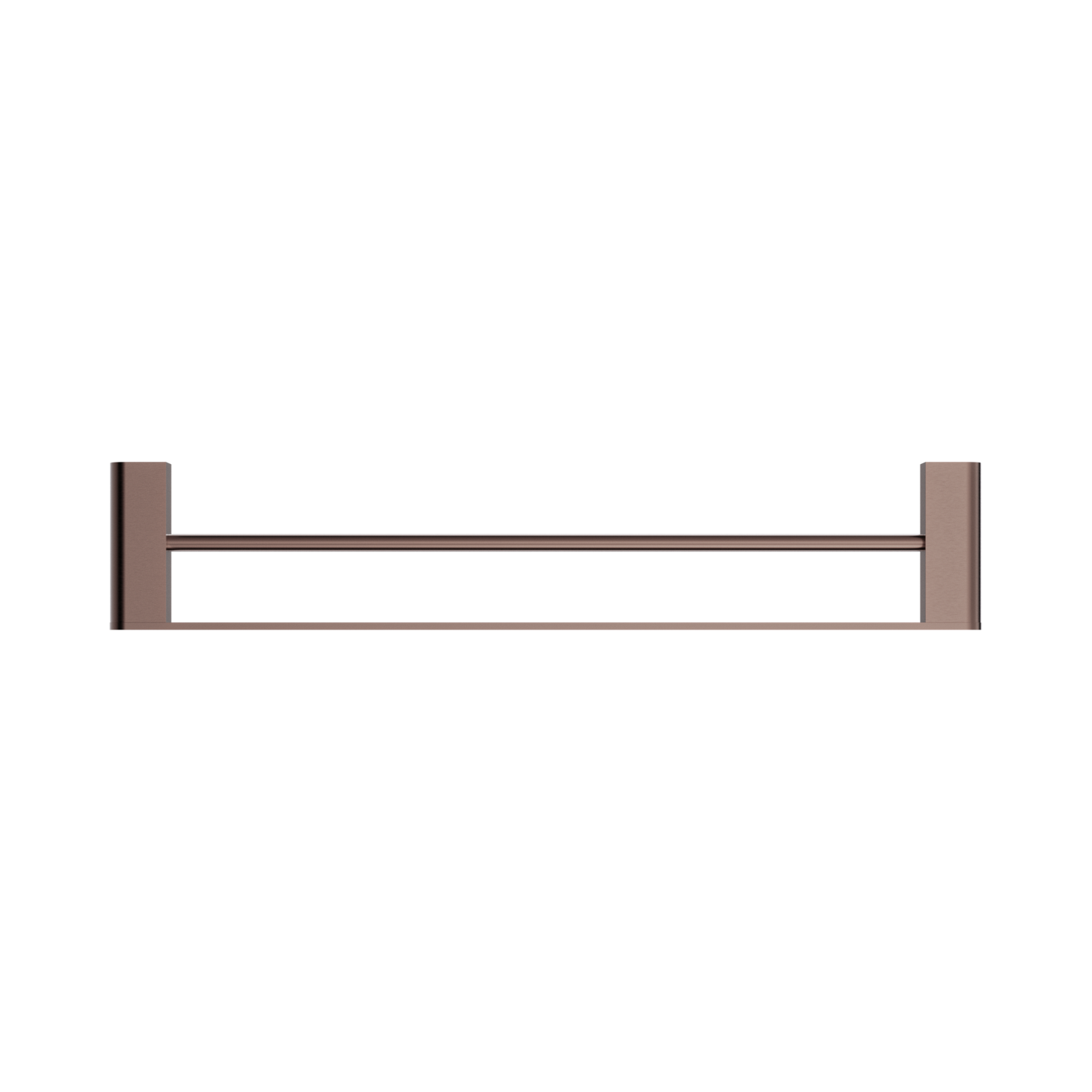 Bianca Double Towel Rail 600mm Brushed Bronze
