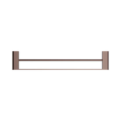 Bianca Double Towel Rail 600mm Brushed Bronze