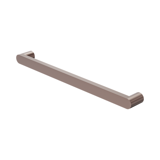 Bianca 240V Single Heated Towel Rail Brushed Bronze