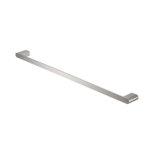 Bianca Single Towel Rail 800mm Brushed Nickel