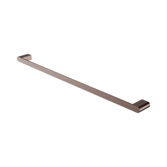 Bianca Single Towel Rail 800mm Brushed Bronze