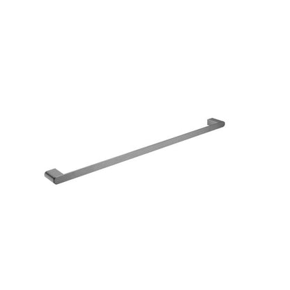 Nero Bianca Single Towel Rail 800mm  Grey / NR9030GM