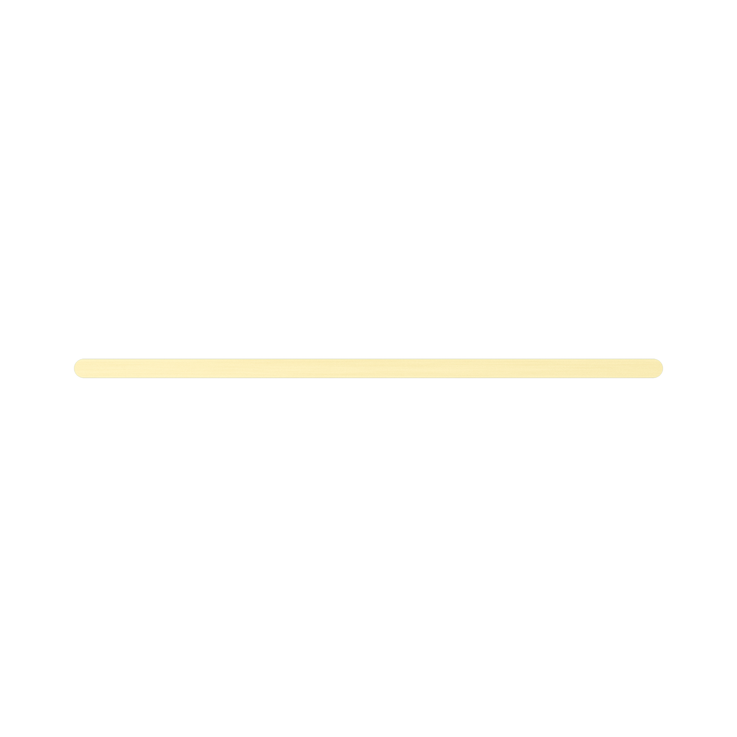 Bianca Double Towel Rail 800mm Brushed Gold
