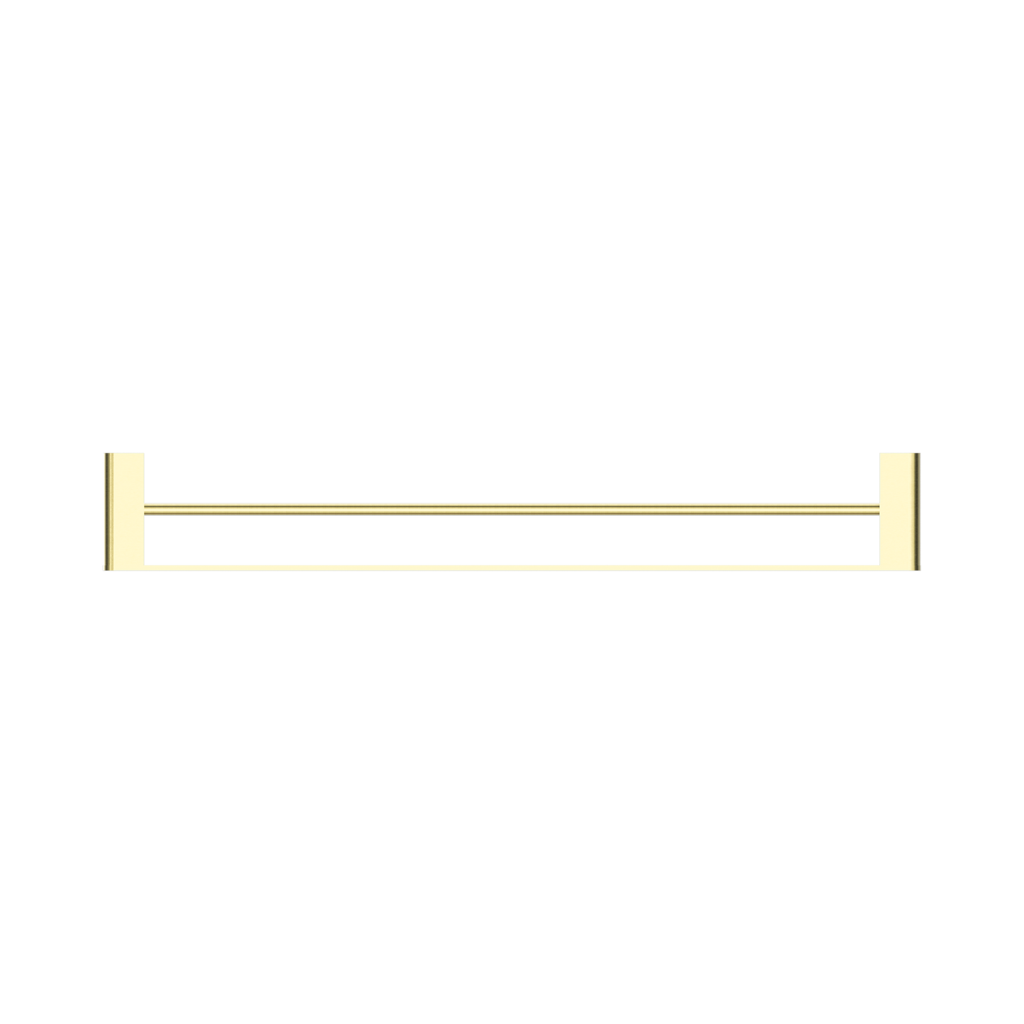 Bianca Double Towel Rail 800mm Brushed Gold