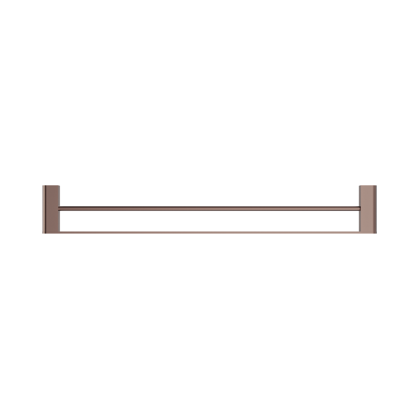 Bianca Double Towel Rail 800mm Brushed Bronze