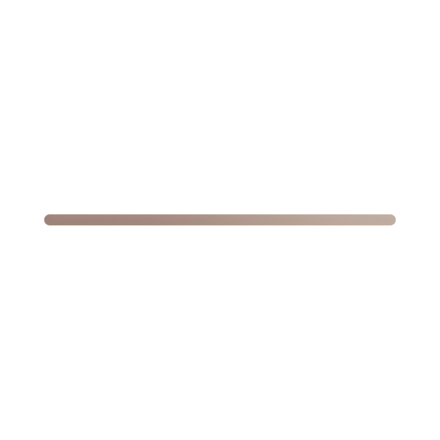 Bianca Double Towel Rail 800mm Brushed Bronze
