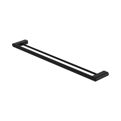 Bianca Double Towel Rail 800mm Matte Black