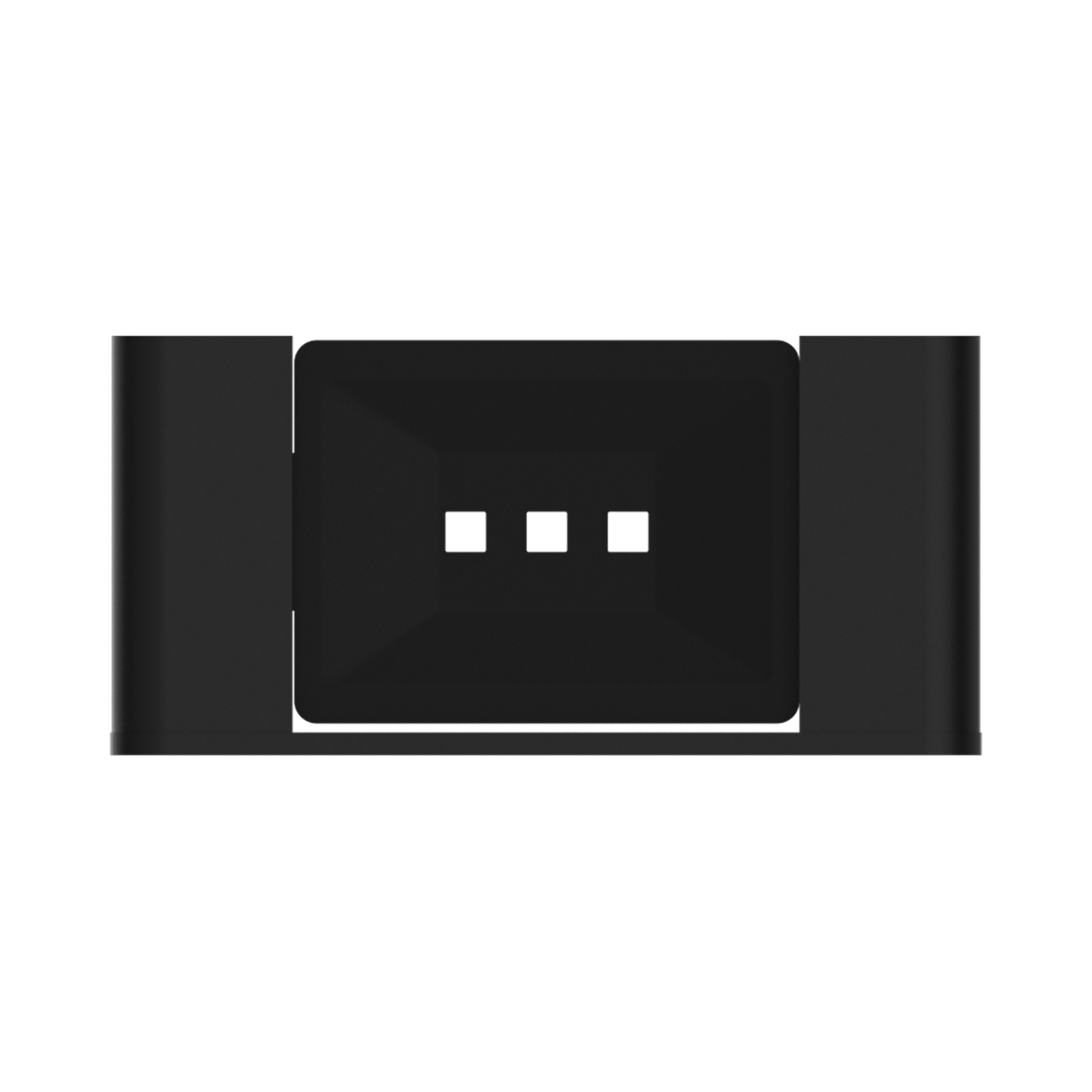 Bianca Soap Dish Holder Matte Black