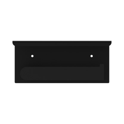 Bianca Toilet Roll Holder With Phone Holder Matte Black