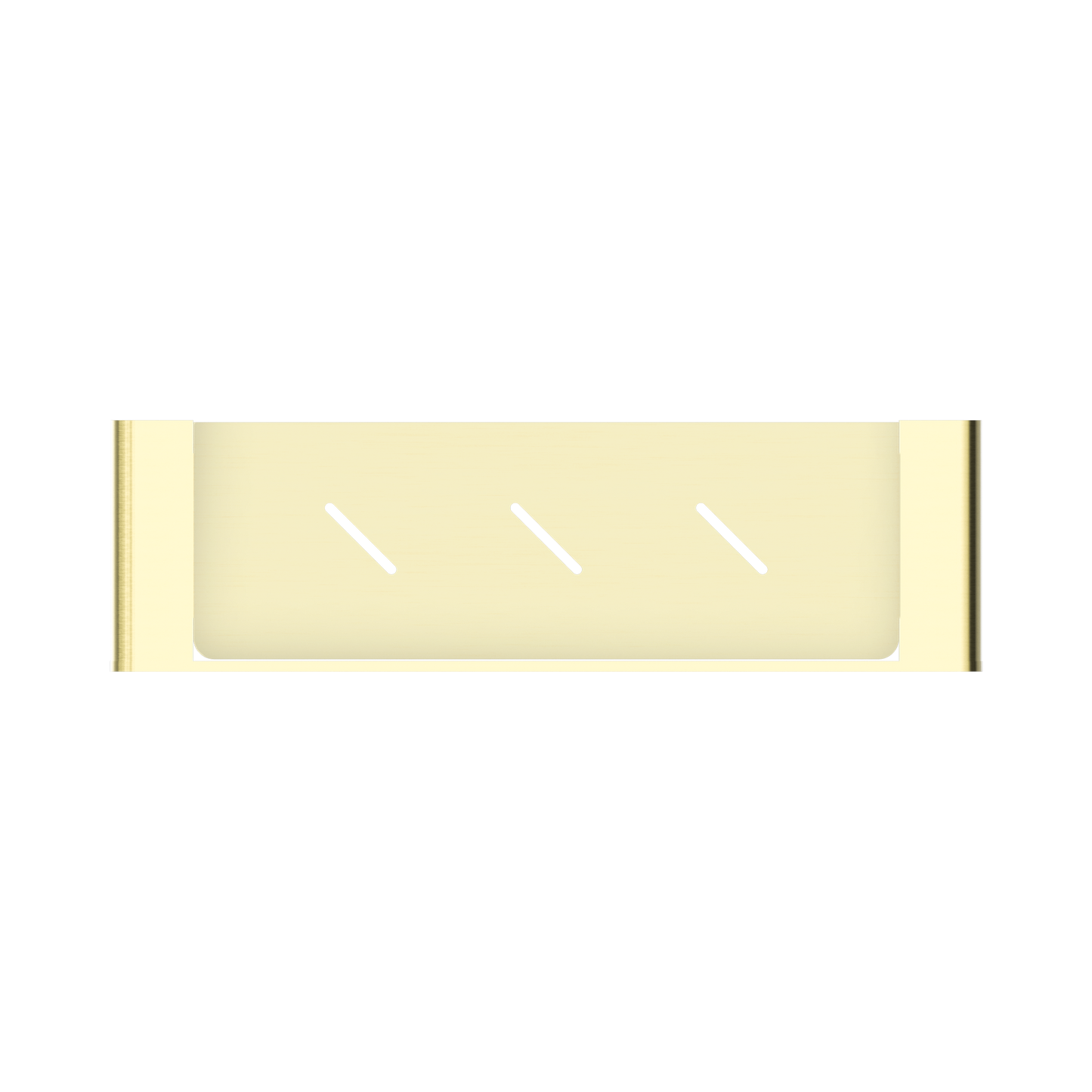 Bianca Metal Shower Shelf Brushed Gold