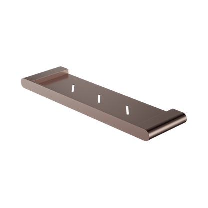 Bianca Metal Shower Shelf Brushed Bronze