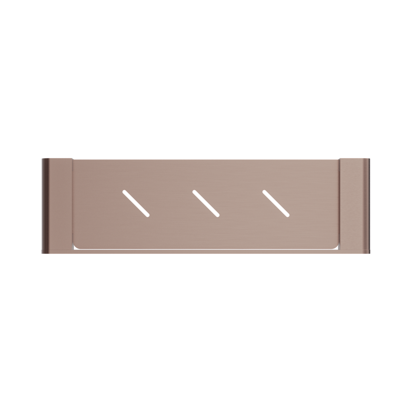 Bianca Metal Shower Shelf Brushed Bronze