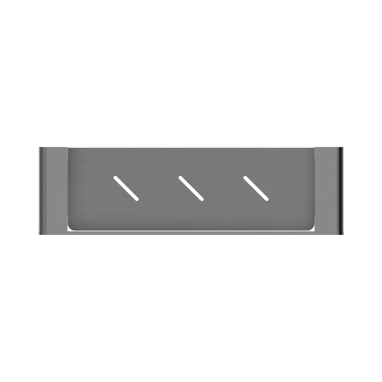 Bianca Metal Shower Shelf Gun Metal